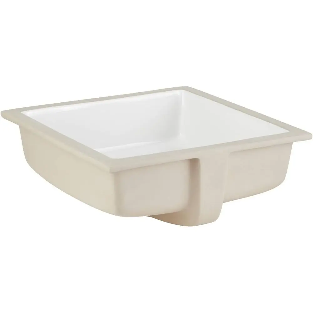 

16 Vitreous China Undermount Bathroom Sink - White