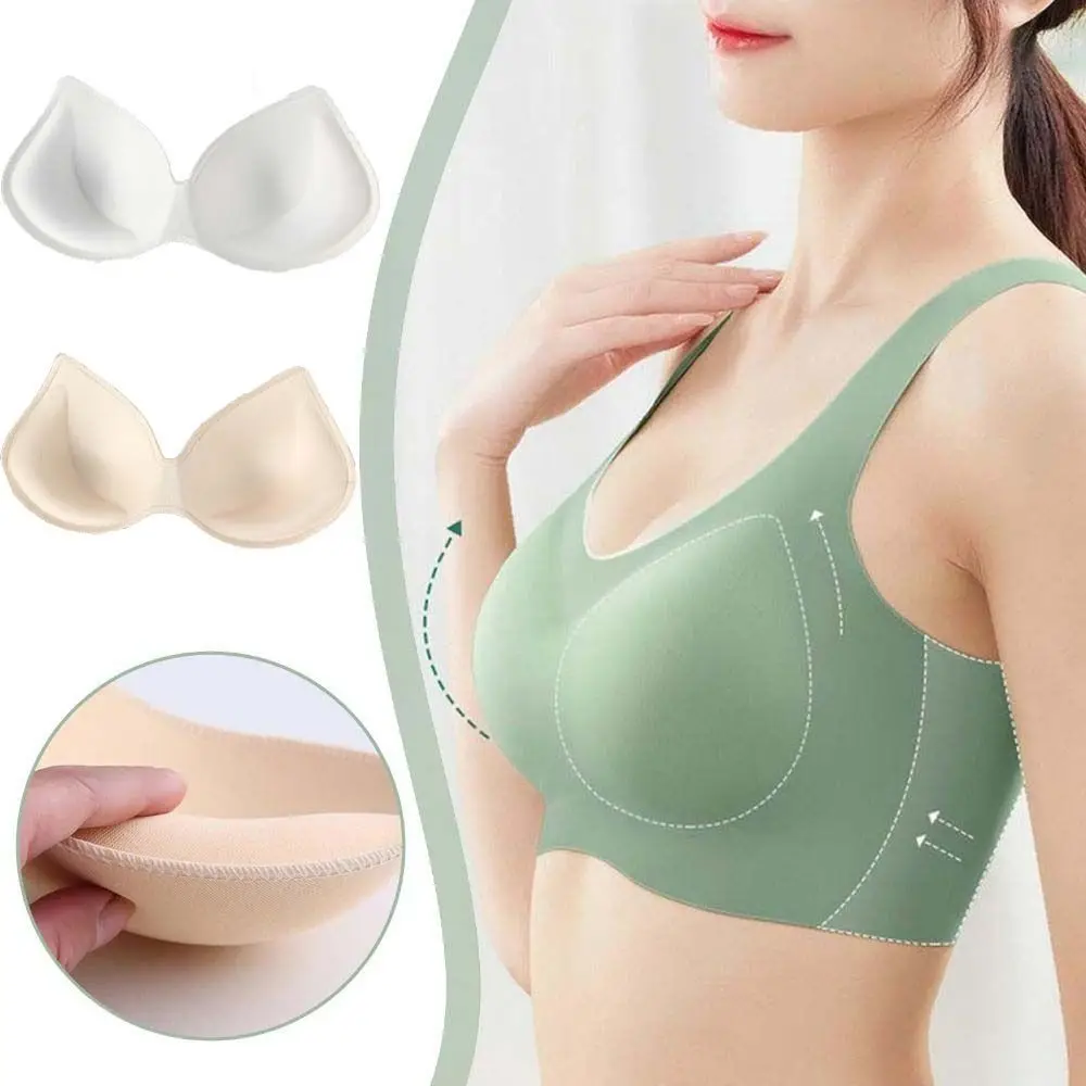 

Pads Breathable Chest Cups Clothes Accessories Soft Removable Breast Insert Push Up Breast Pads Enhancer Chest Cups Bra Pads