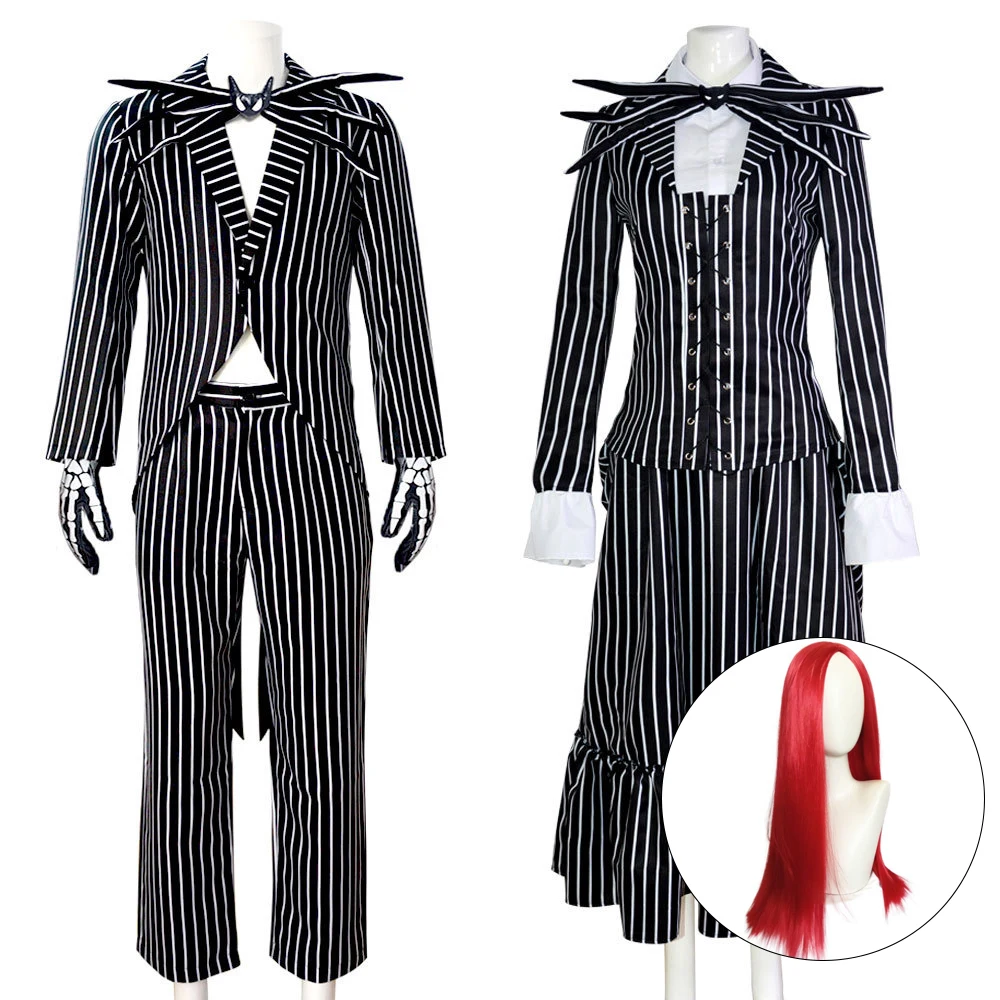 Movie Horro Night Christmas Cosplay Costume Disguise Full Sets Coat Pant Dress Uniform for Adult Carnival Party Clothes Roleplay