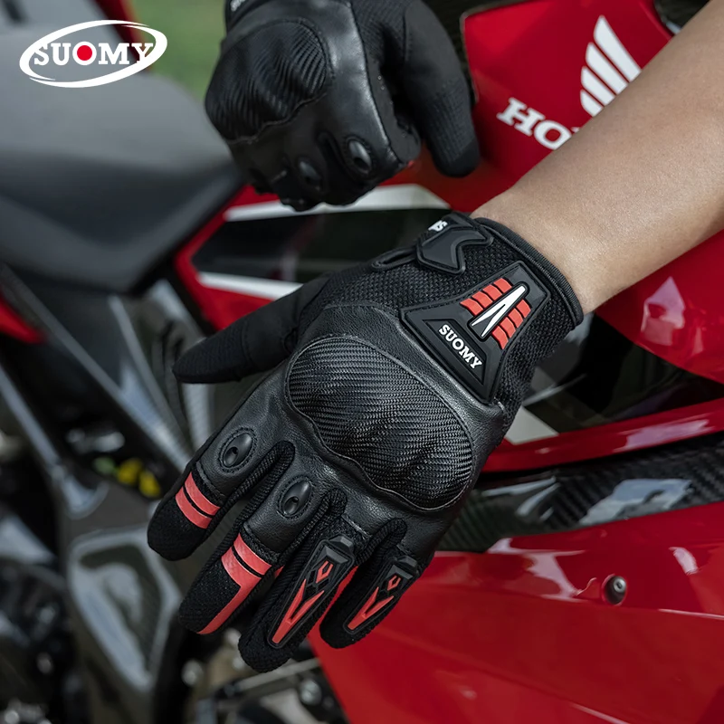 

Летние мотоциклетные перчатки с дышащей тканью и сенсорным экраном для мотокросса, гонок, езды на мотоцикле и велосипеде