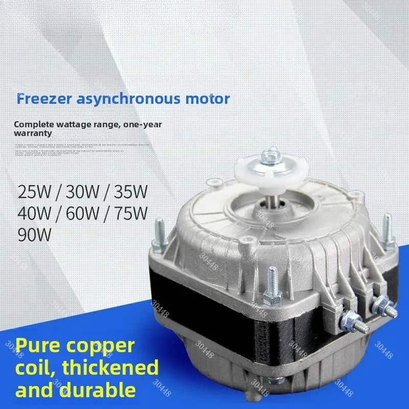 Refrigerator Freezer Cooling Fan Motor Condenser Shaded Pole Asynchronous Fan Motor for Fresh and Display Cabinets
