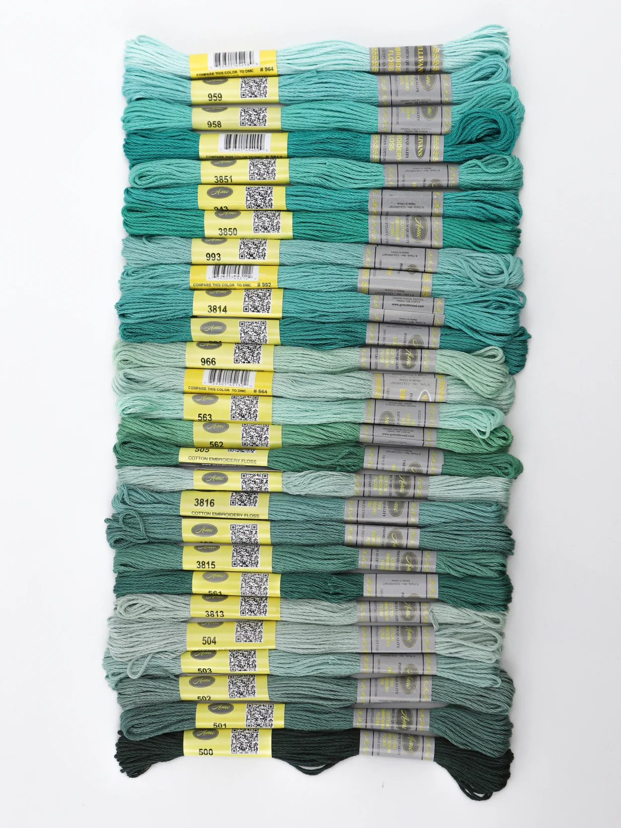 خيط تطريز قطن مصري ، خيوط متقاطعة ، عمود مخطط 9Th DMC ، 12 Skeins ، 8 أمتار ، Mercerized ، 26 لونًا متاحًا