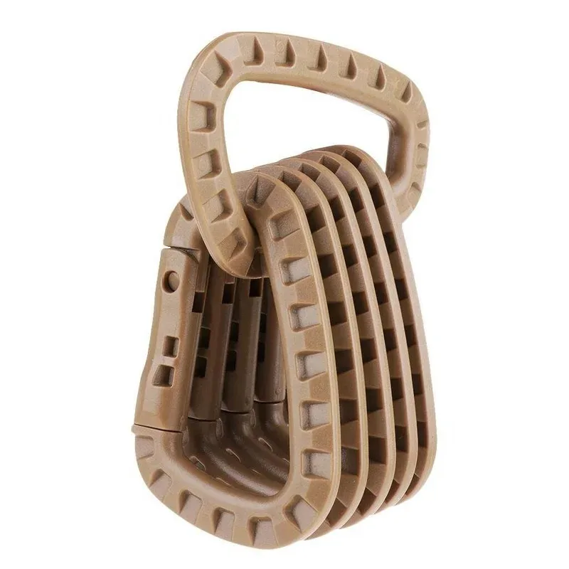 1/3/6pcs Tactical Carabiner Carabina Karabiner Clip Plastic Cadet Hiking Camping