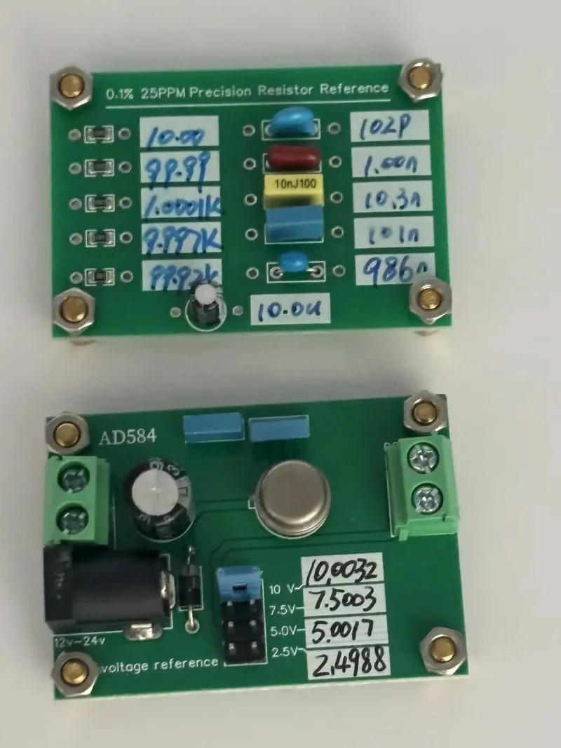 For 25PPM Resistor Reference Board, AD584JH AD584KH AD584LH Voltage Reference Board, Used For Calibrating Multimeter Voltage