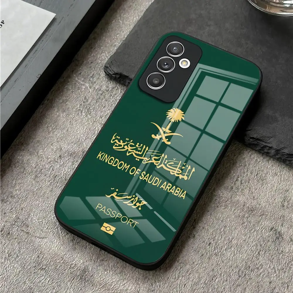Syria Syrian Arab Republic Passport Phone Case For S25 Ultra Samsung S23 Fe S24 S22 S20 S21 Plus A54 A34 A53 A16 Glass Cover view 6