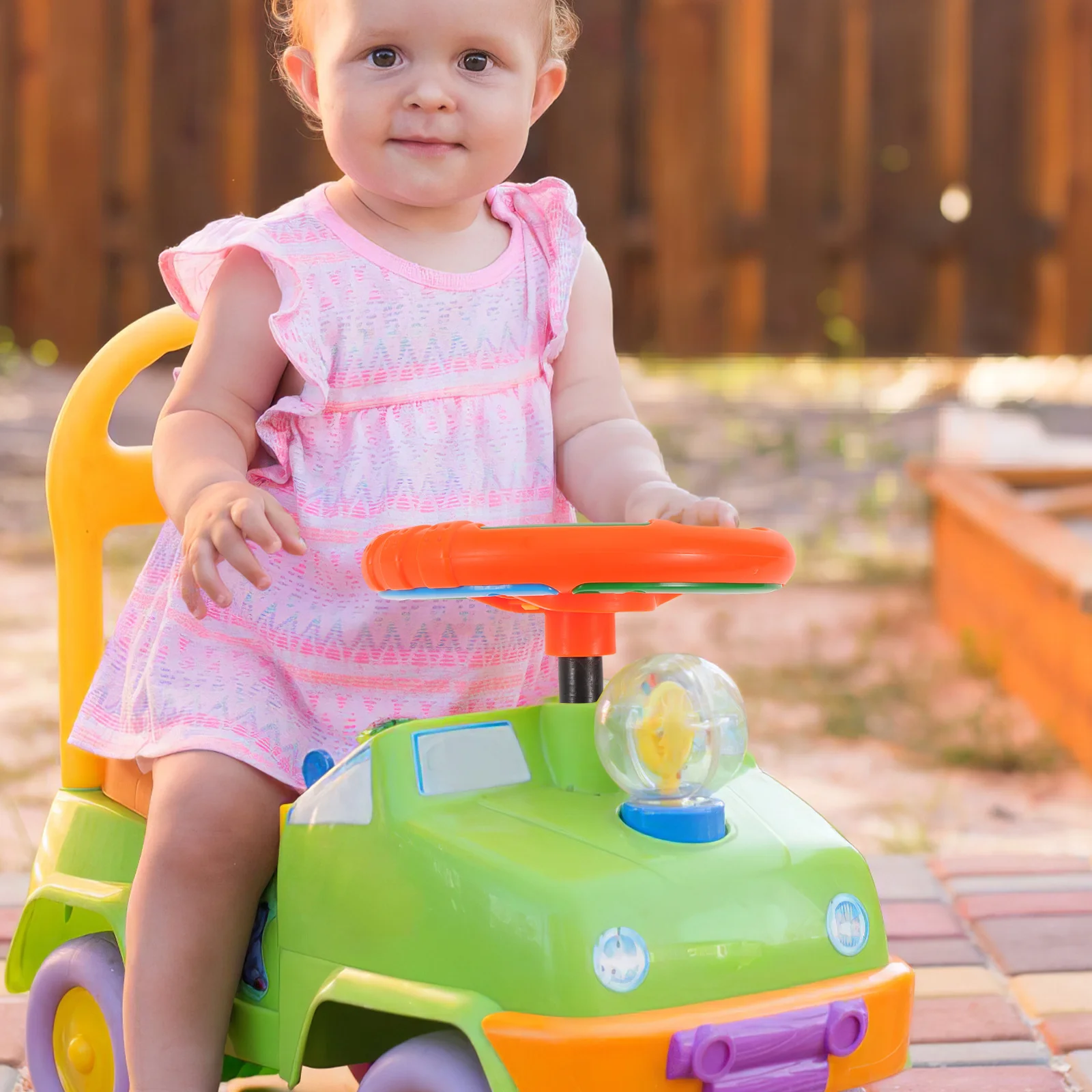 

Plastic Steering Wheel for Kids Outdoor Indoor Playground Swingset Pretend Driving Simulation Game Baby Toddler