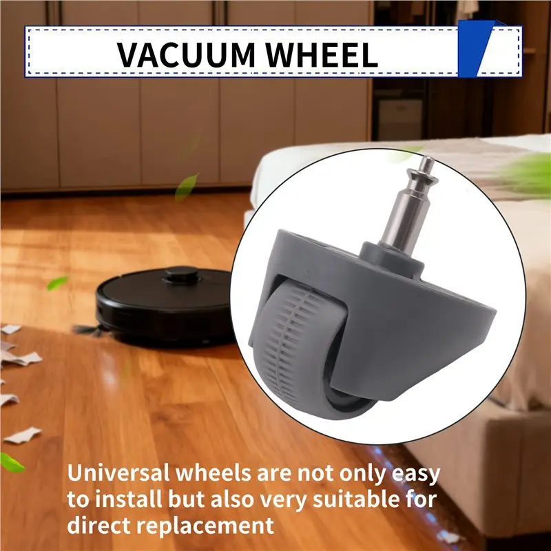 A74E-Traveling Wheel For Narwal J4/J5 Robot  Vacuum Cleaner Parts  Sweeper Universal Wheel Attachments