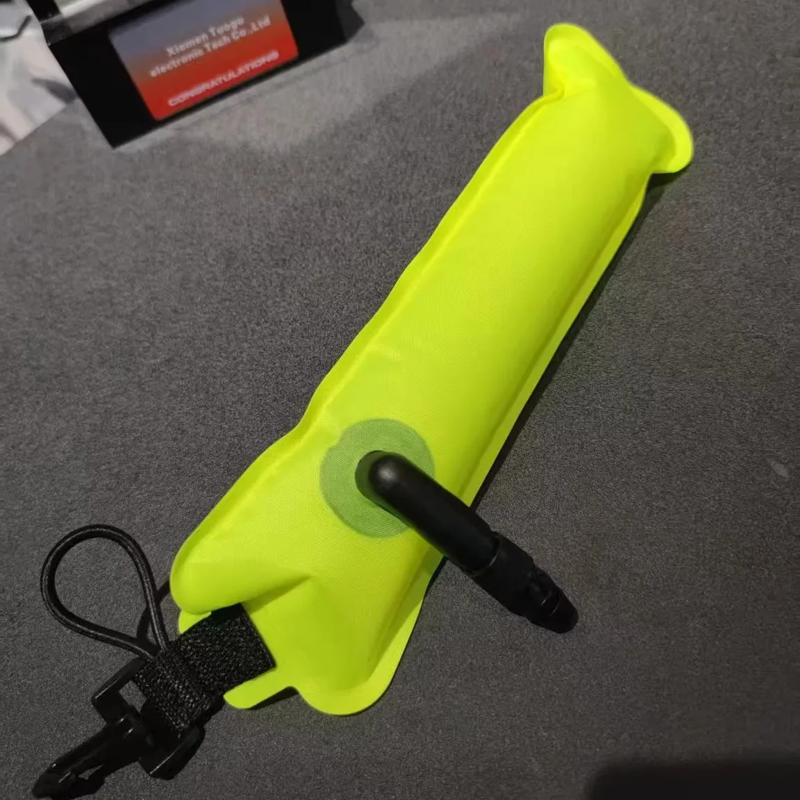 الغوص الفيل الصغير سحب قلادة سبائك الألومنيوم سلك صغير عجلة SMB العوامة ، إشارة تحذير قضيب الملحقات الصغيرة تذكارية #4