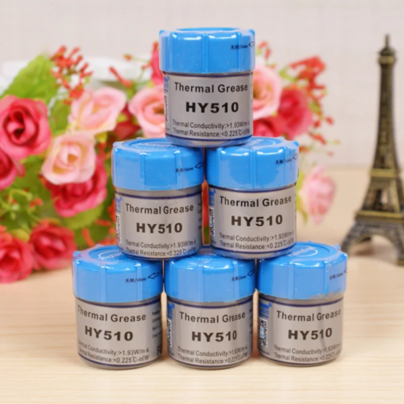 HY510 Grey Silicone Compound Thermal Paste Conductive Grease Heatsink For CPU GPU Chipset notebook Cooling with scraper