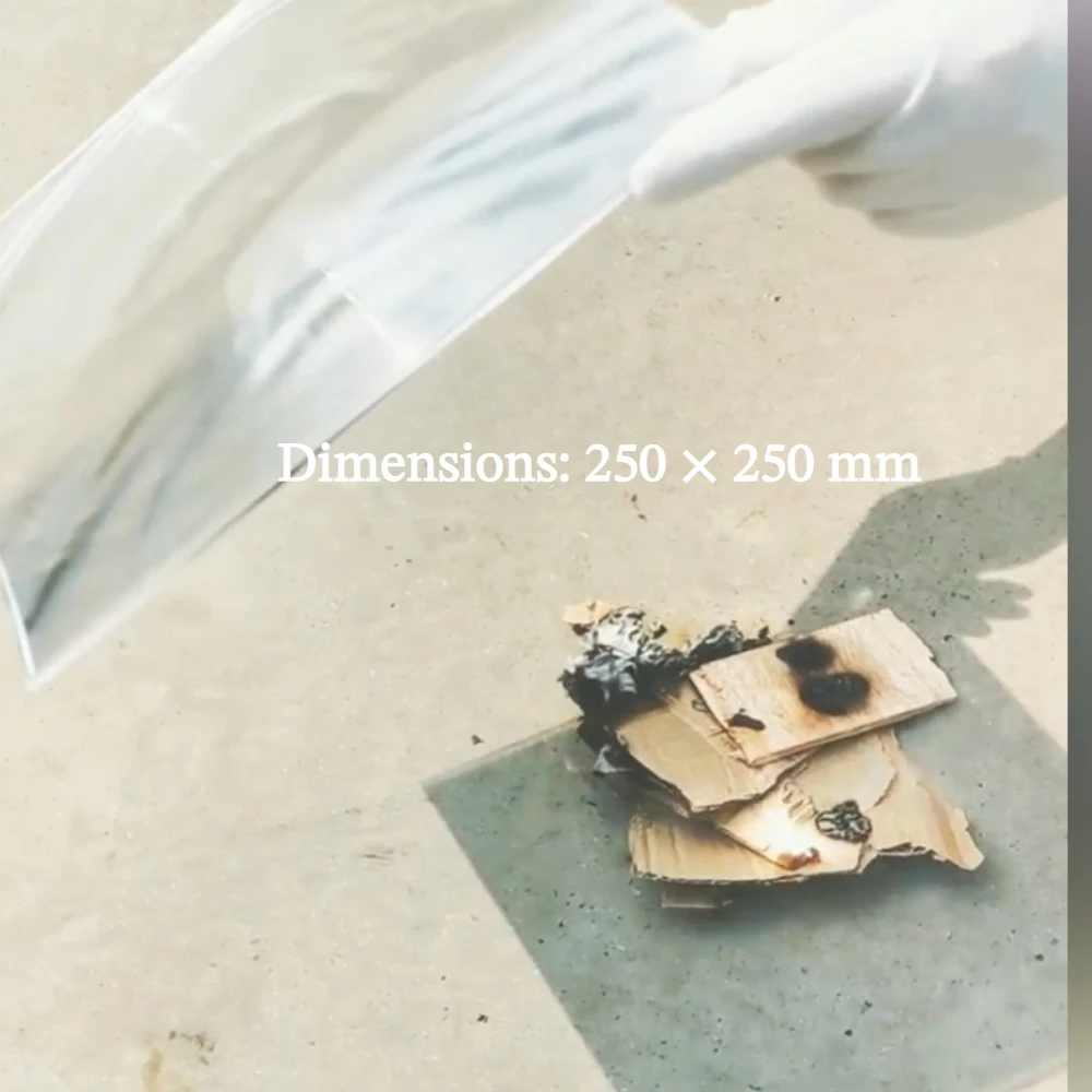 250X250MM Square PMMA Fresnel Lens Optical Concentric Threaded Solar Concentrator Magnifying Lens LED Lighting Lenses