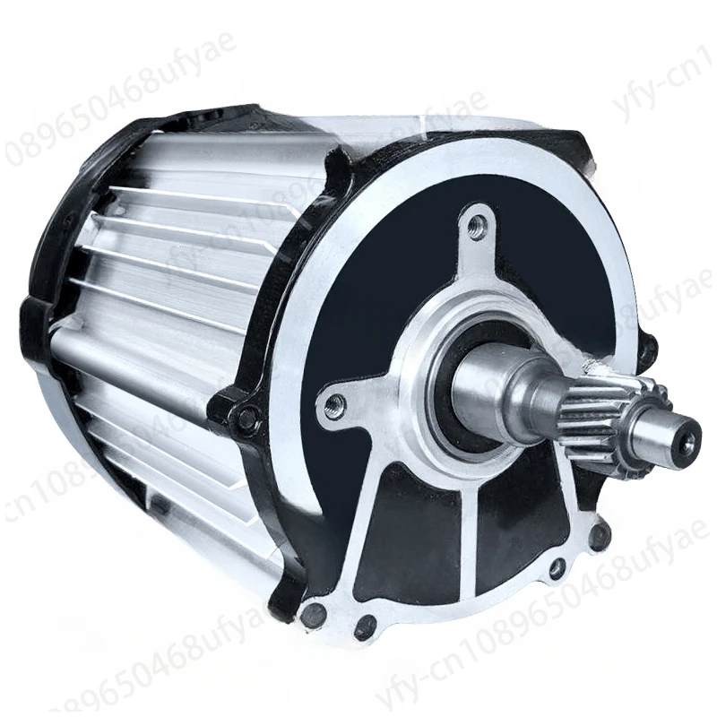 48V 60V 72V 1800W 3200RPM 3900RPM Electric Tricycle High Speed Brushless Differential Motor