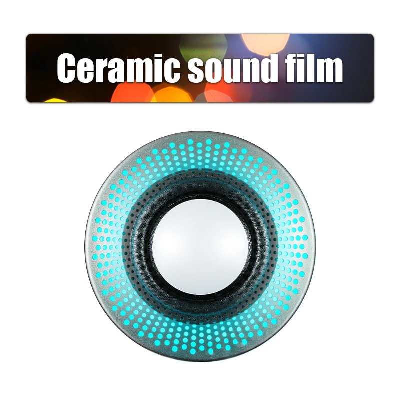 2 ambient lights car tweeter 2 inch aluminum alloy ceramic sound film stereo pure tweeter 1 pair