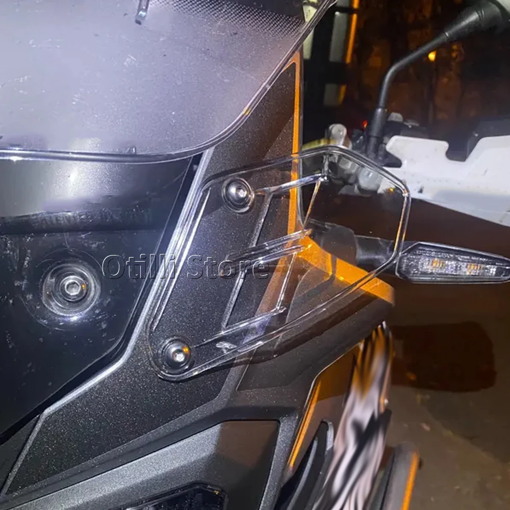 لهوندا CRF 1000 L CRF1000L أفريقيا التوأم مغامرة الرياضة L1 L2 دراجة نارية الملحقات الجديدة منحرف الرياح العلوي قناع عدة #5