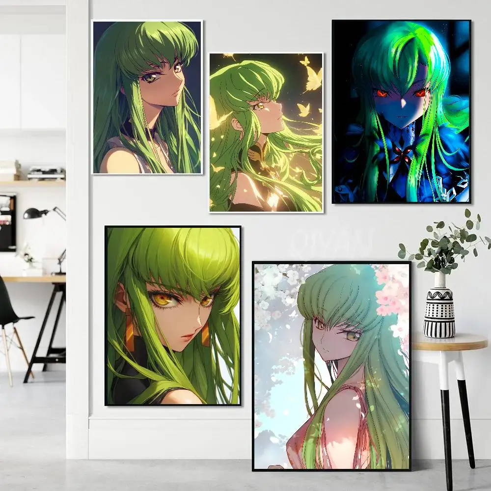 CODE GEASS Anime CODE GEASS Lelouch Of The Rebellion Art Sticky Wall Waterproof Home Living Room Bedroom Bar Aesthetic Decoratio