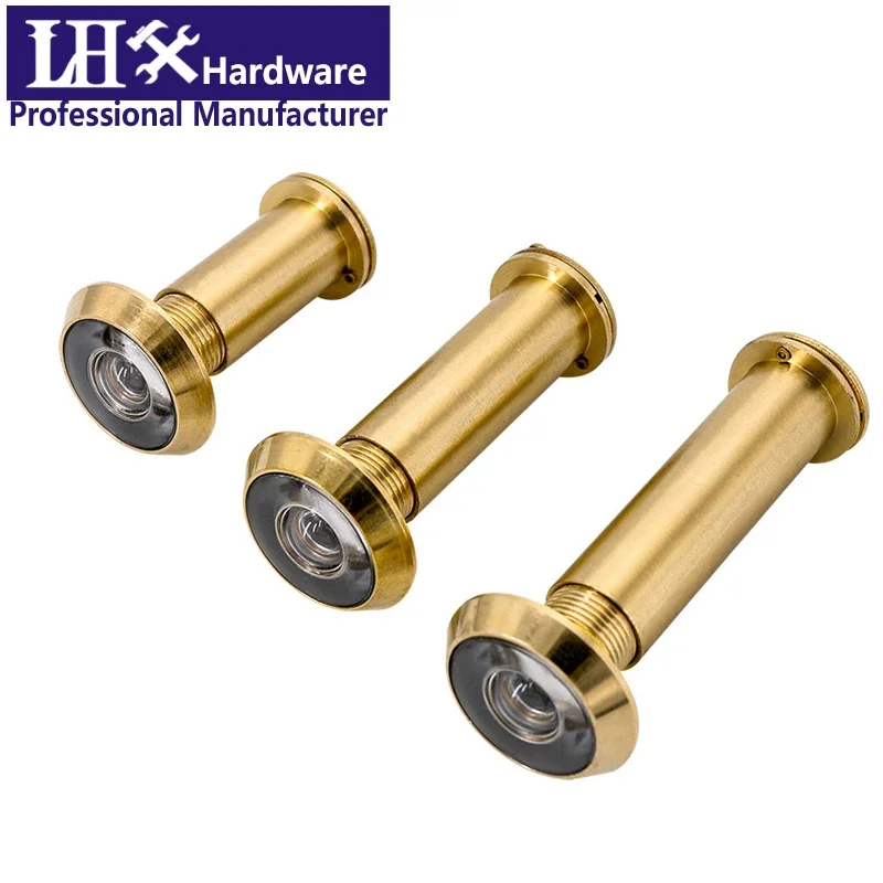 Brass Door Peephole Viewers for Home Security 14-24mm Diameter 35-110mm Thickness Gate Hardware DIY YP294 i