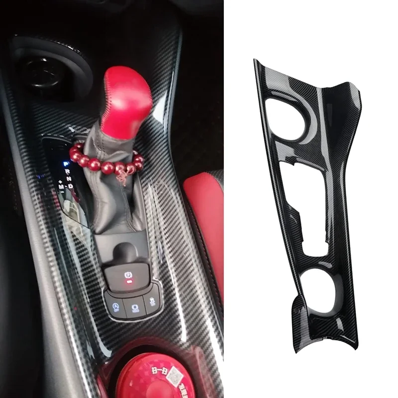 

X-T Car Center Control Gear Shift Panel Trim Frame For Toyota C-HR CHR IZOA 2018 Gear Decor Cover Sticker Accessories
