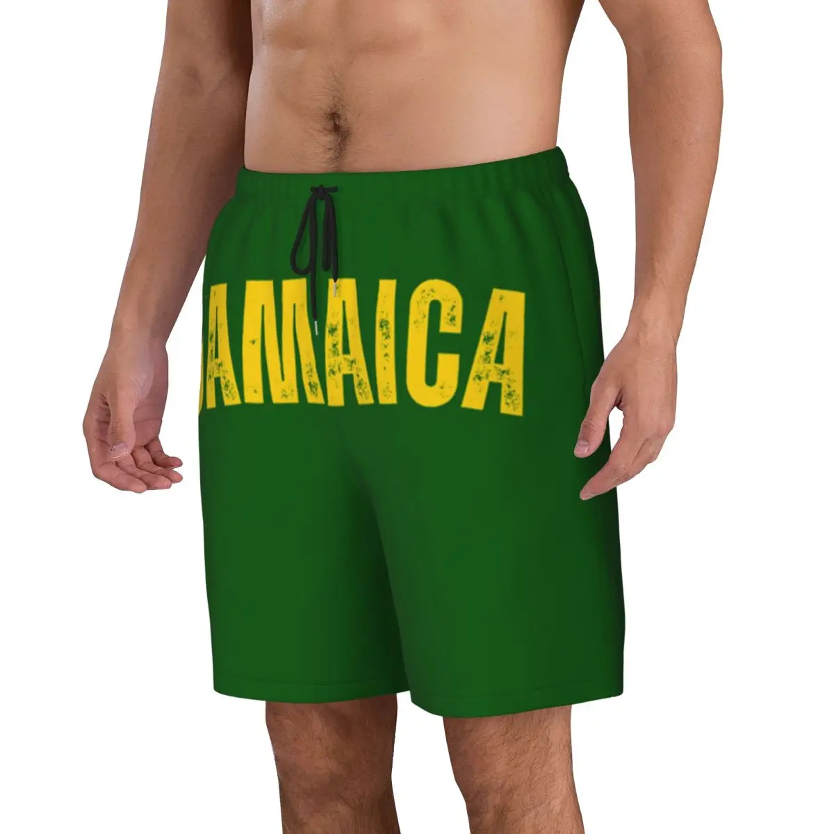 Swimsuits Vintage Jamaica Retro Vacation Board Shorts Summer Hawaii Beach Short Pants Men Design Sports Surf Fast Dry Swim Trunk