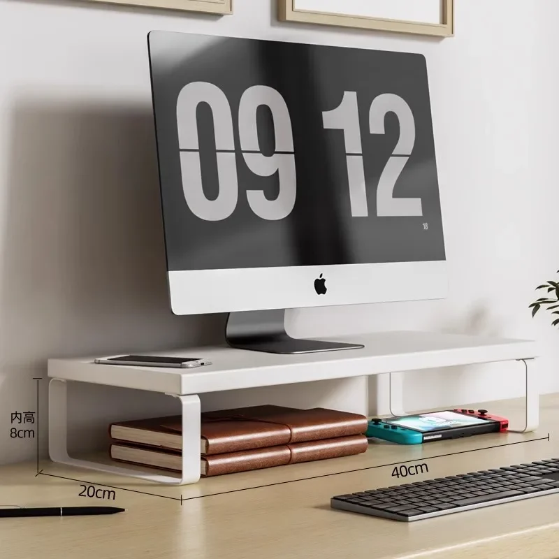 Firm Raising Frame Desktop Computer Monitor Bracket Office Desktop Raised Base Storage Bracket Factory