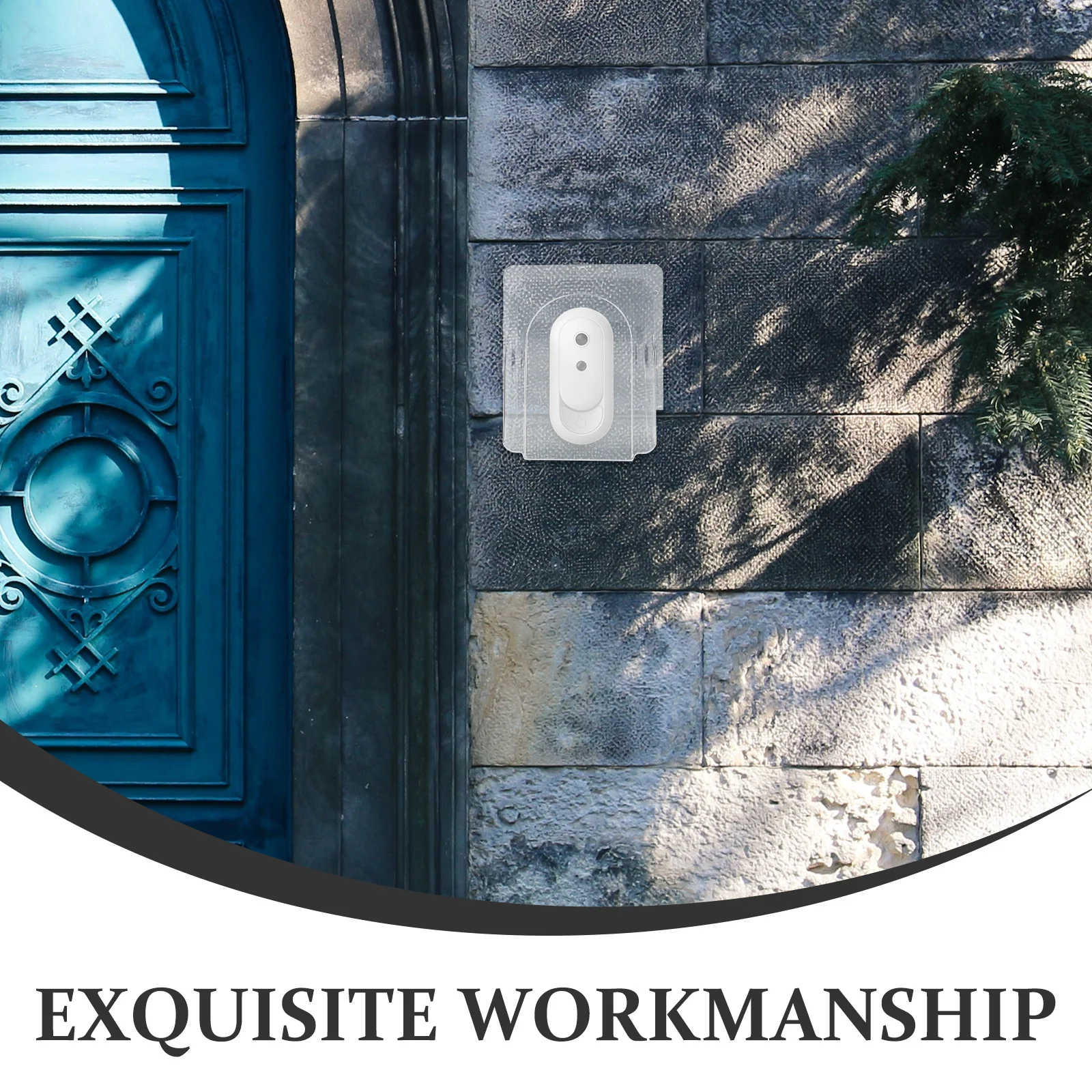 Transparent Plastic Waterproof Doorbell Cover Rainproof Protector Access Control Machine Outdoor Doorbell Shield Entry Systems