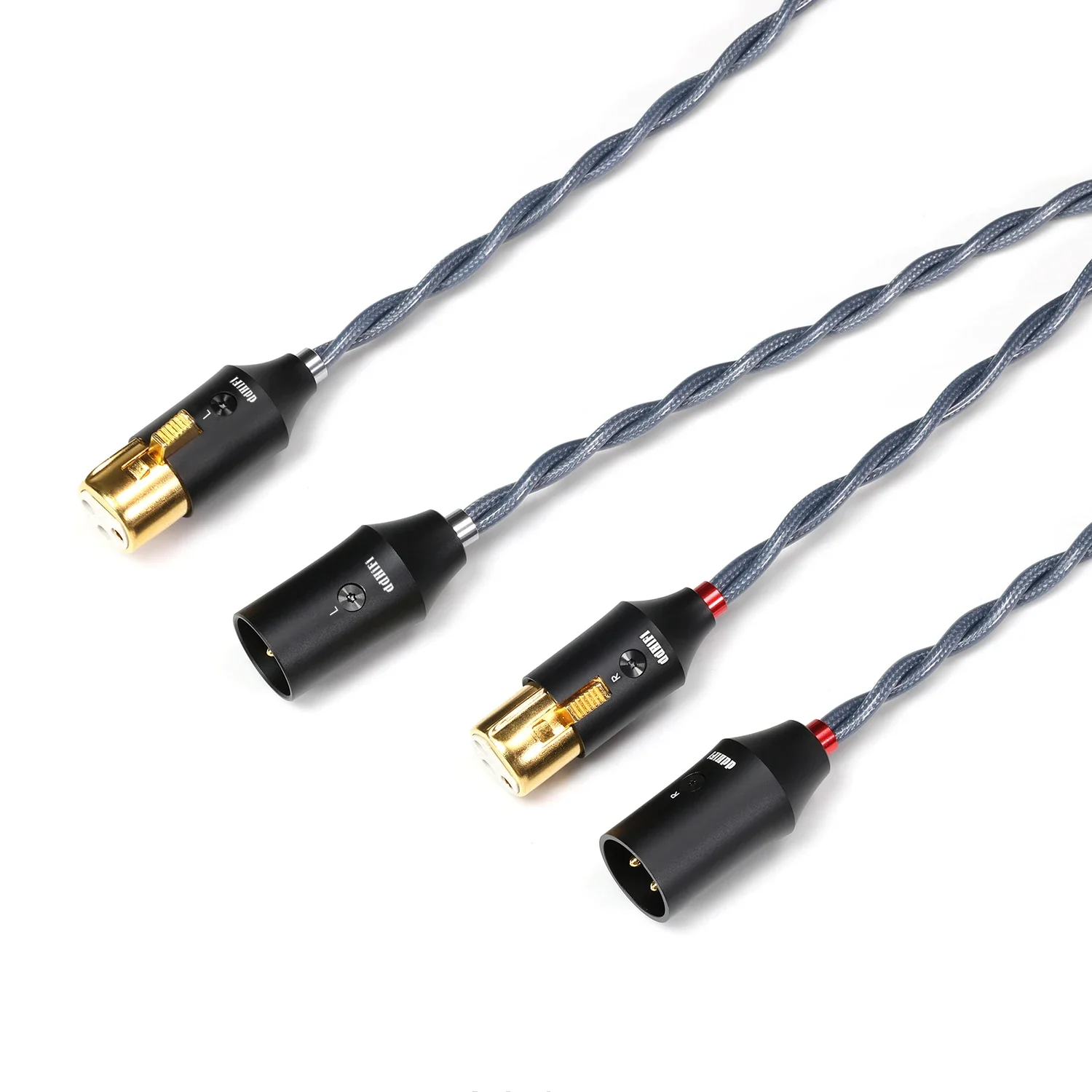 DDHIFI BC30XLR Balanced XLR 3Pin Shielding Signal Cable Double Shielded Coaxial Structure