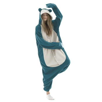 Halloween Onesie Animal Kigurumi Pyjamas Adulte Une Pièce Pijama Dessin Animé Combinaison Vêtements De Nuit Polaire Anime Cosplay Costume XXL-4XL