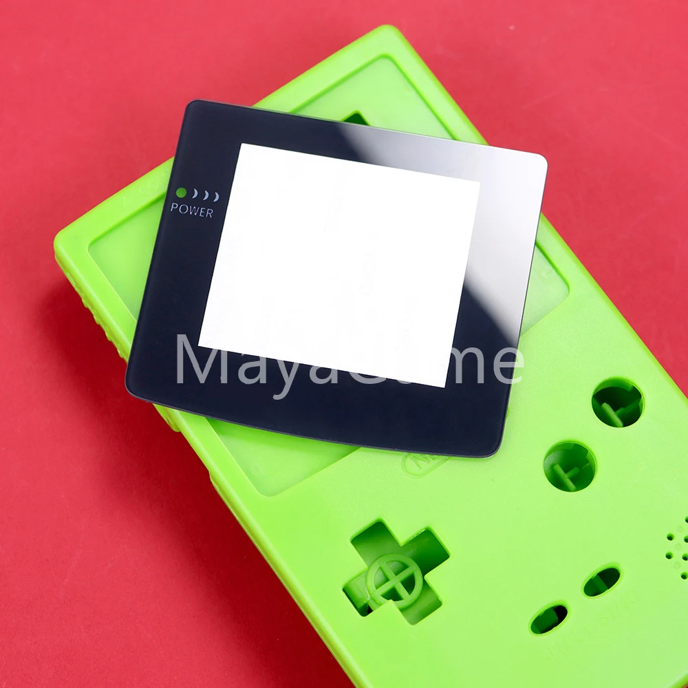 50pcs Replacement Parts for New Dark Gray White Glass Lens Screen for Gameboy Color GBC