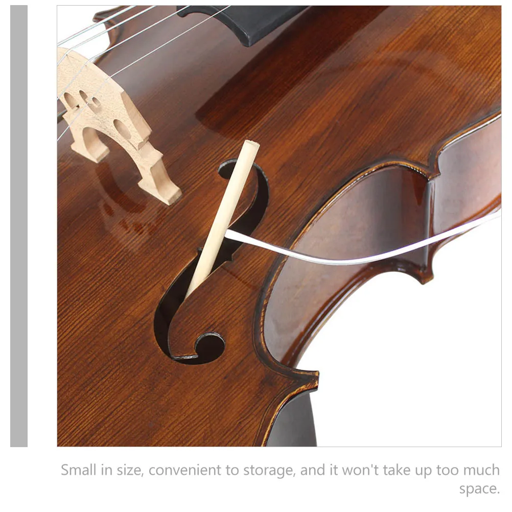 

5 Pcs Cello Sound Column Accessories Performance Supplies Wooden Khaki Durable Beginner
