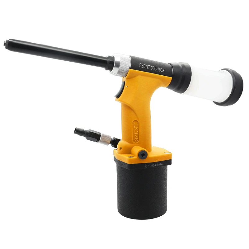 Hot Sale Air Powered Long Barrel Rivet Gun Aluminum Steel Blind Rivets Gun