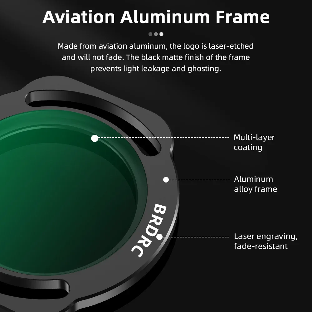 BRDRC عدسة تصفية ل DJI Neo ND مجموعة مرشحات CPL UV ND8 ND16 ND32 ND64 الطائرة بدون طيار مرشحات كيت HD الزجاج البصري مرشح الكاميرا ملحق