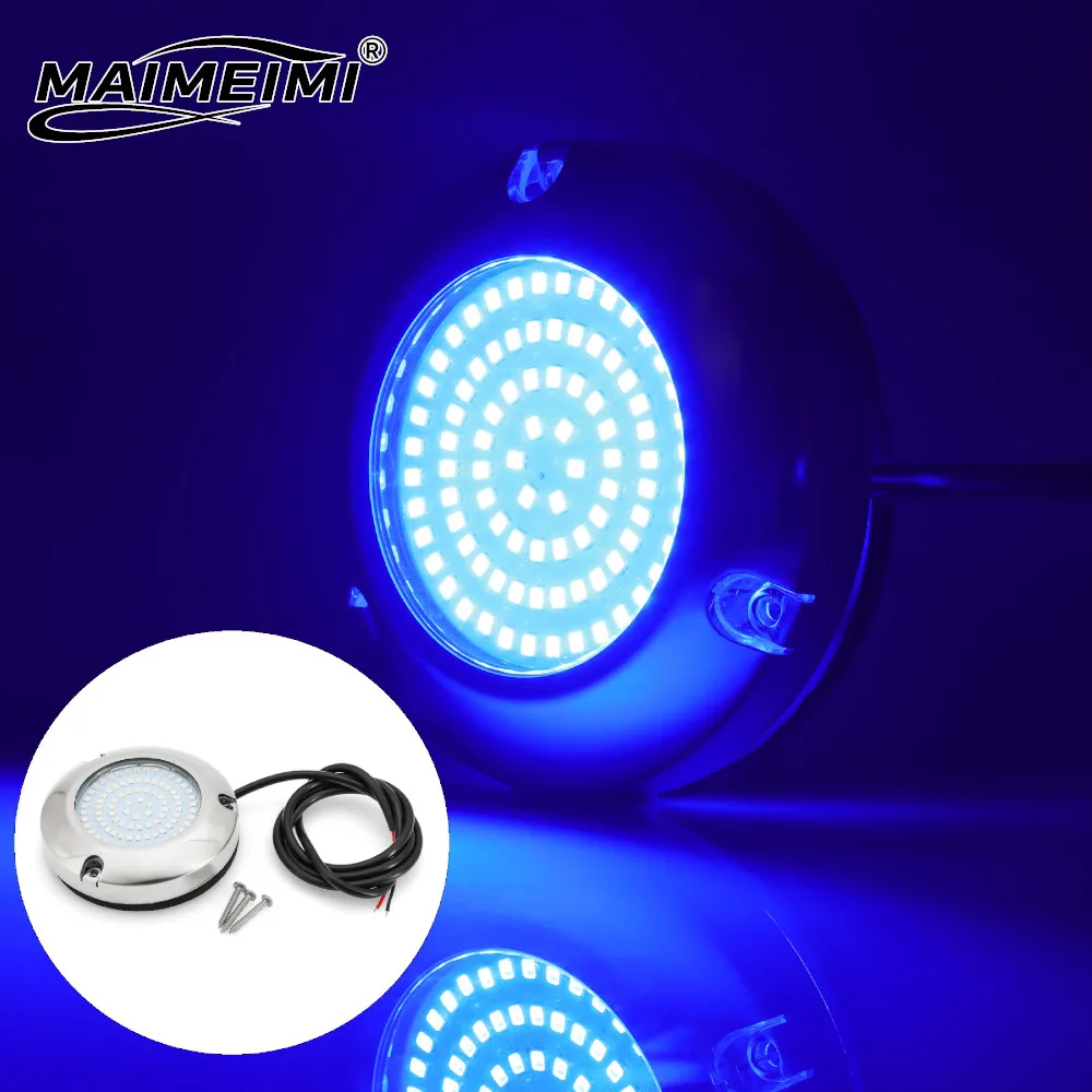 

Водонепроницаемый светодиодный потолочный светильник с сенсорным диммером и синим светом, морской внутренний светильник для кемпера, лодки, яхты, аксессуары