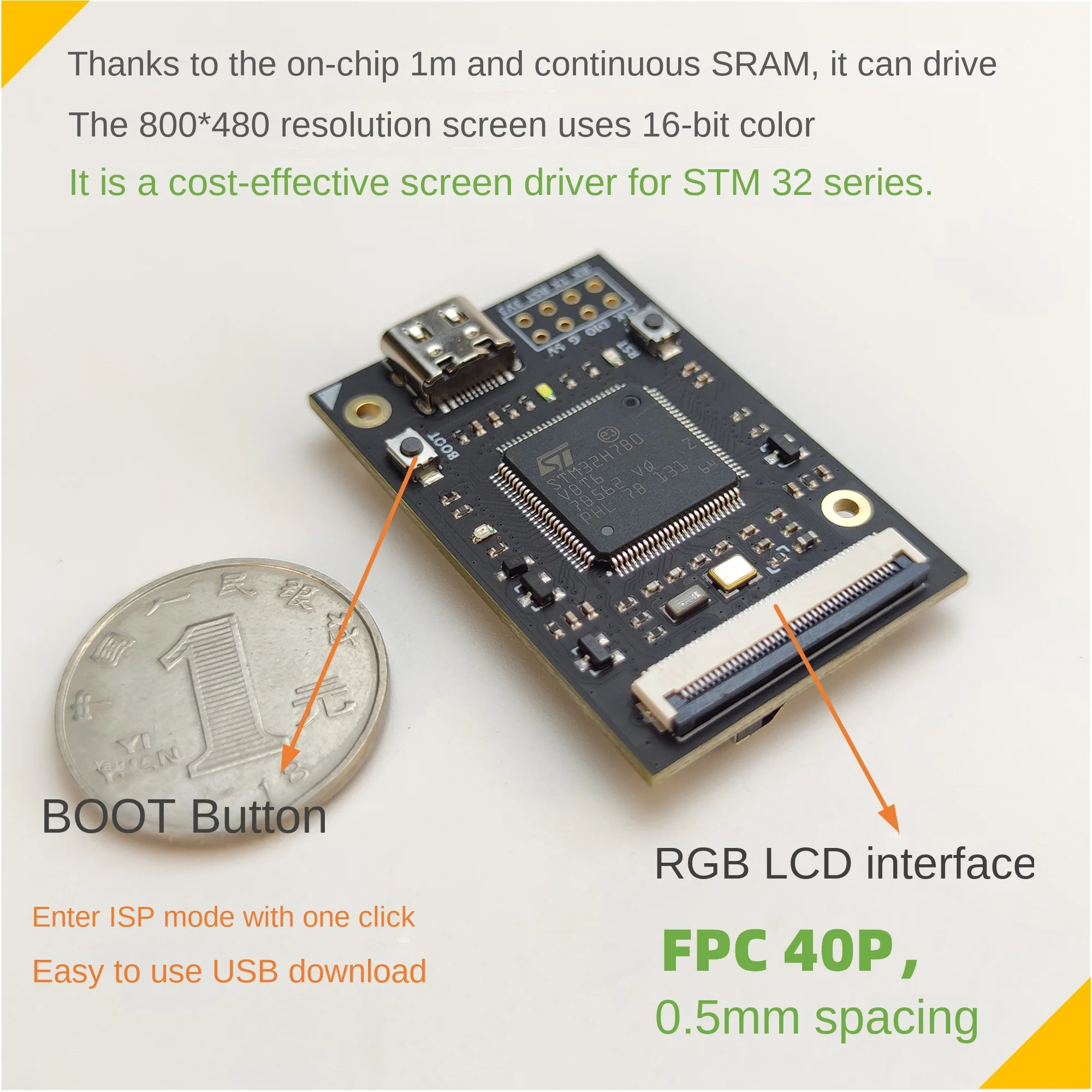 Imagem -04 - Development Board Core Sistema Mínimo Vbt6 Substitui Stm32h750 743 Stm32h7b0