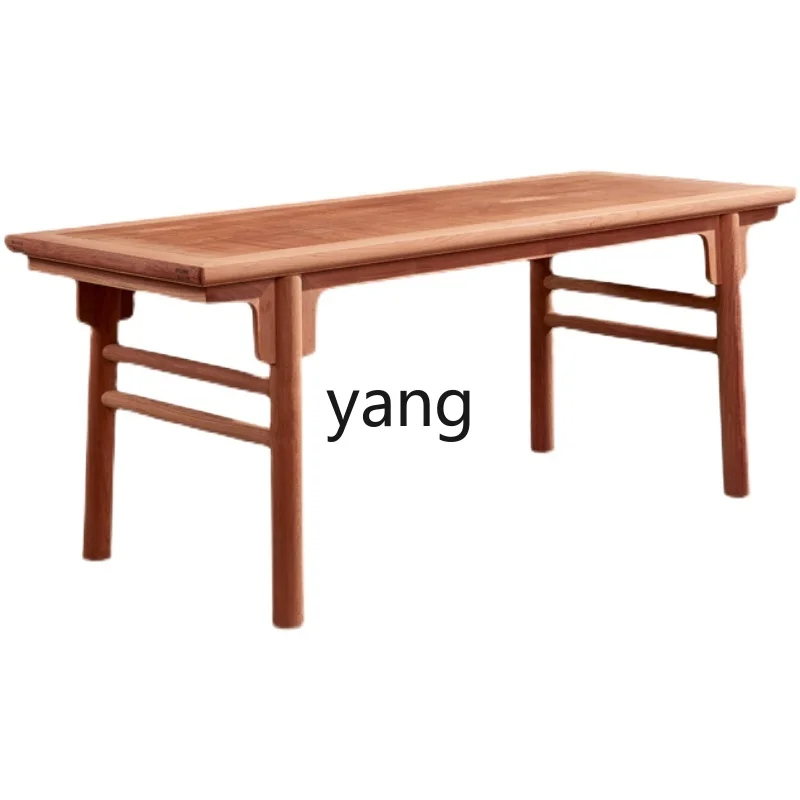 LMM  red sandalwood painting case rosewood calligraphy table Chinese study furniture
