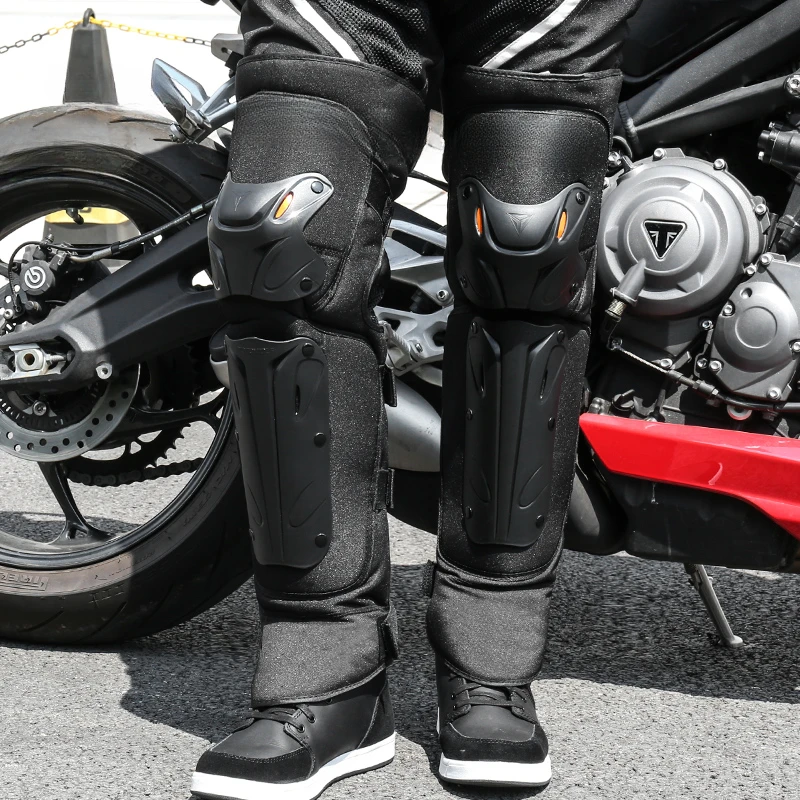 Motorcycle knee pads windproof and warm cycling leg pads knee sheath locomotive riding