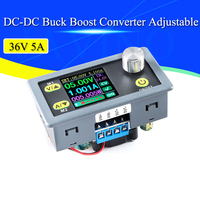 WZ3605E DC DC Buck Boost Converter CC CV 36V 5A Power Module Adjustable Regulated laboratory power supply Voltmeter ammeter