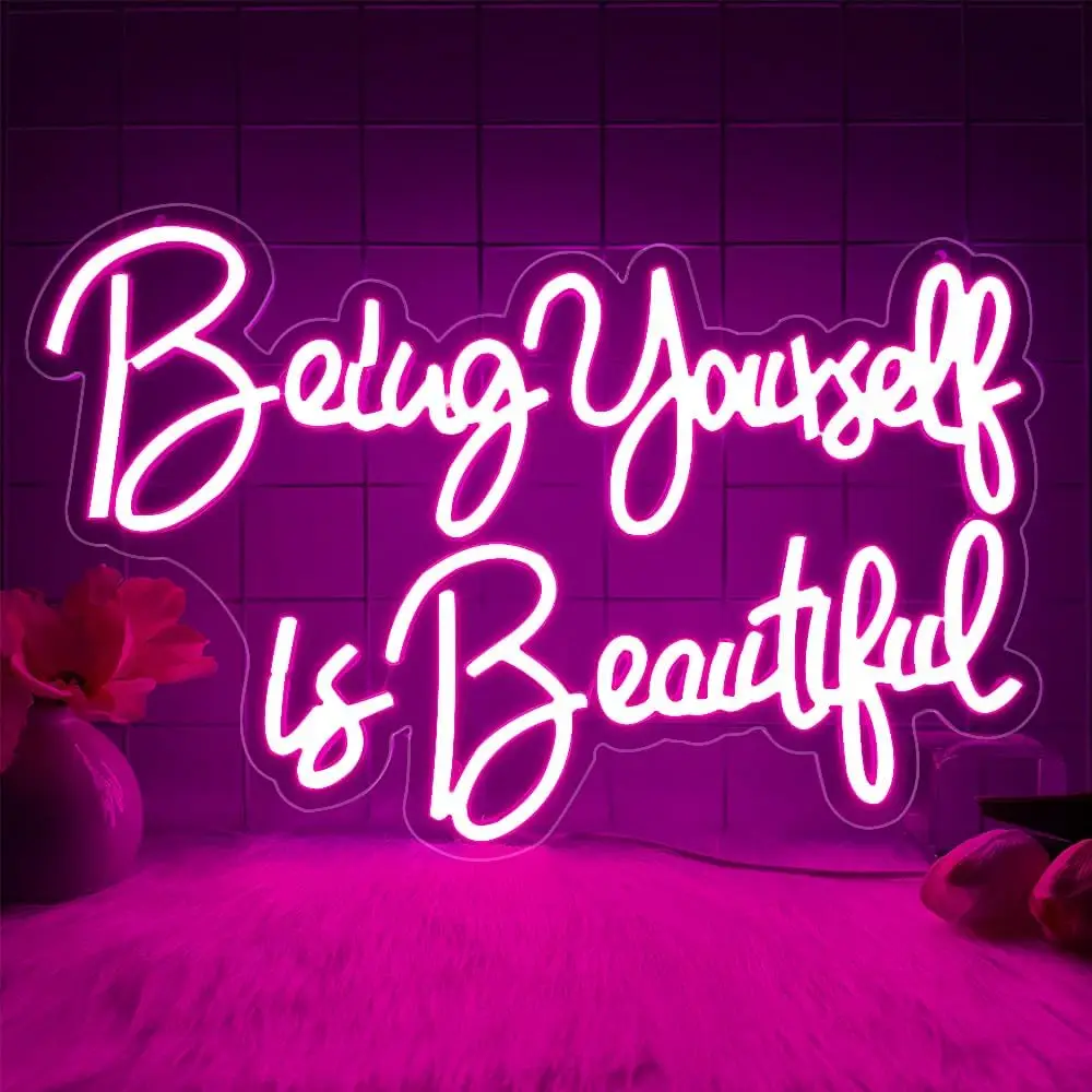 insegna-al-neon-con-scritta-'being-yourself-is-beautiful'-luce-led-alimentata-tramite-usb-per-matrimoni-feste-saloni-di-bellezza-parrucchieri-decorazione-per-la-camera-da-letto-idea-regalo