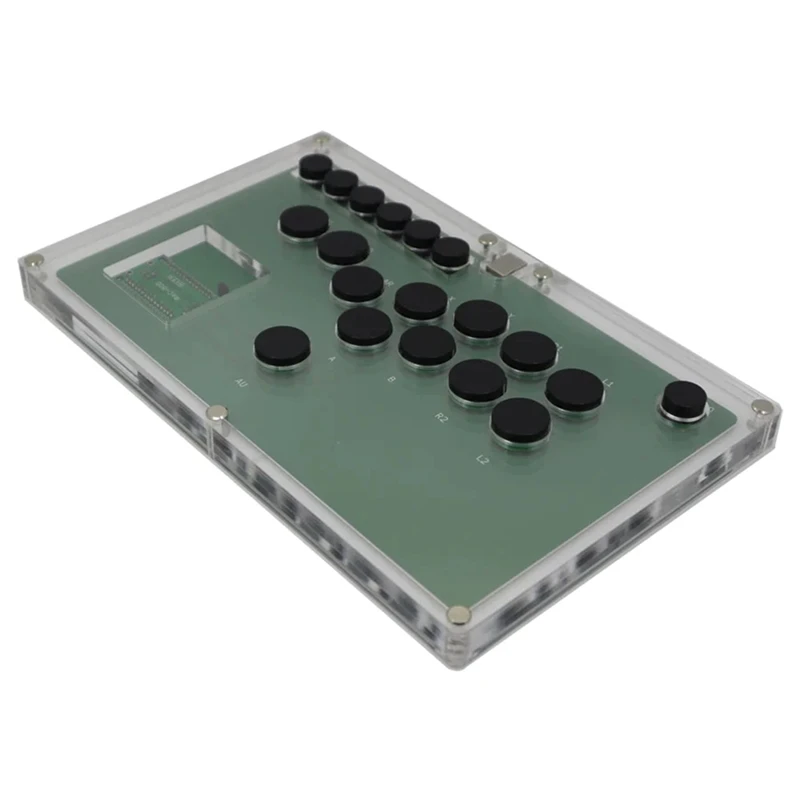 DIY Ultra-Thin All Buttons Hitbox Arcade Joystick Fight Stick Game Controller For PS4/PS5/PC/ USB Hot-Swap Cherry MX