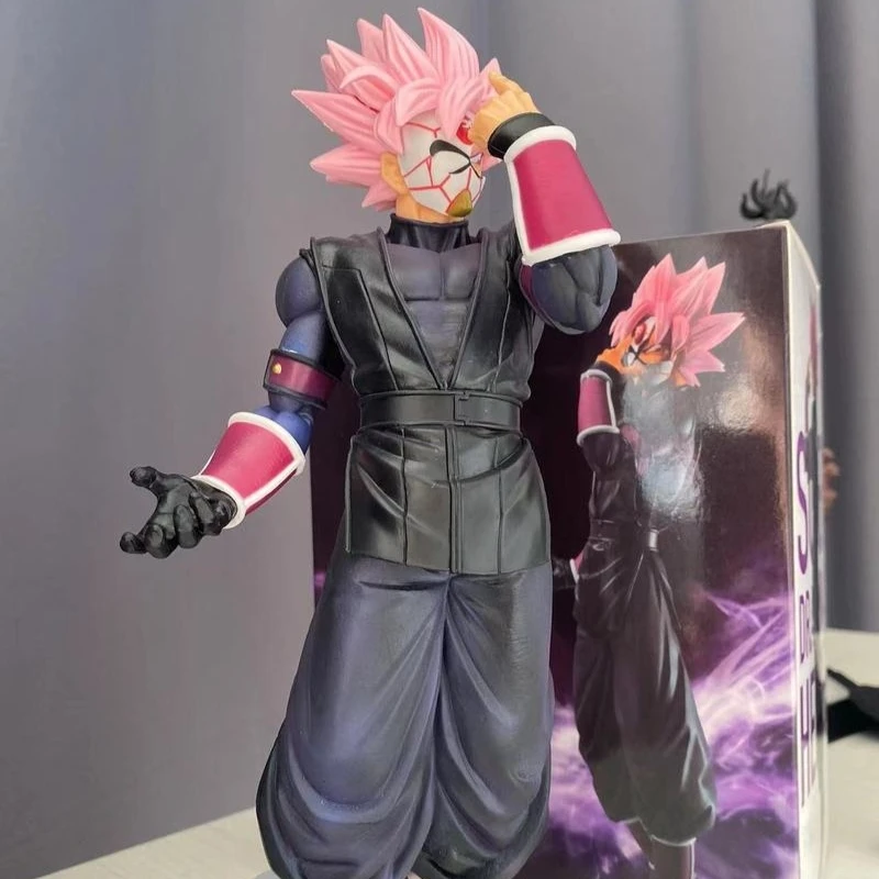 32Cm Dragon Ball Masker Perzik Rode Wukong Beeldje Actie Pvc Figuren Versieren Standbeeld Collectie Model Speelgoed Geschenken Verjaardag