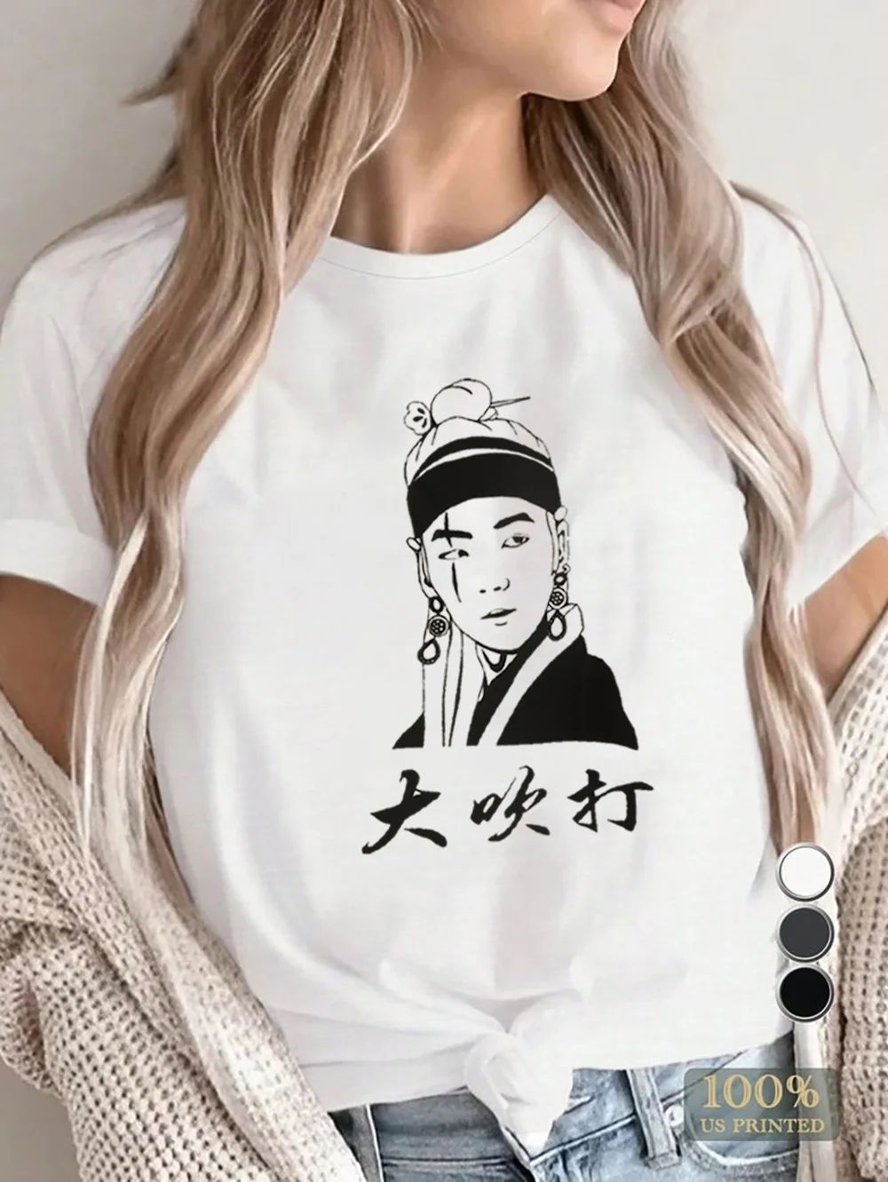 

Japanese Style Graphic T Shirts Oversize Women's T-Shirt Cotton Casual Funny Korean Popular Clothes Summer Top