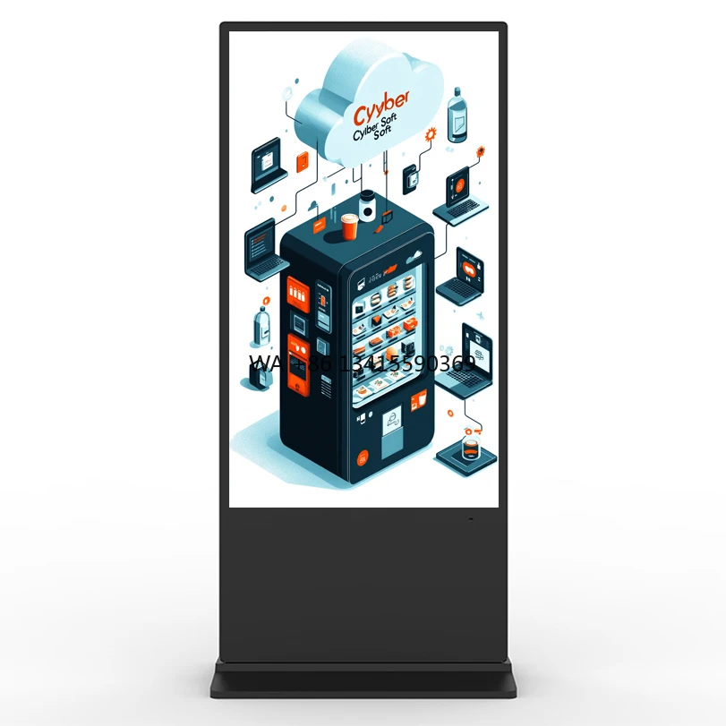 

43 49 55 65 75 Inch Dual-Screen Indoor Advertising Kiosk High Brightness LCD for Elevator & Retail Store Use