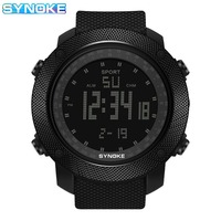 Digital Watch for Men Outdoor Military Fashion Retro Men Watch Sports Waterproof Men Watch Multifunctional Luminous Synoke