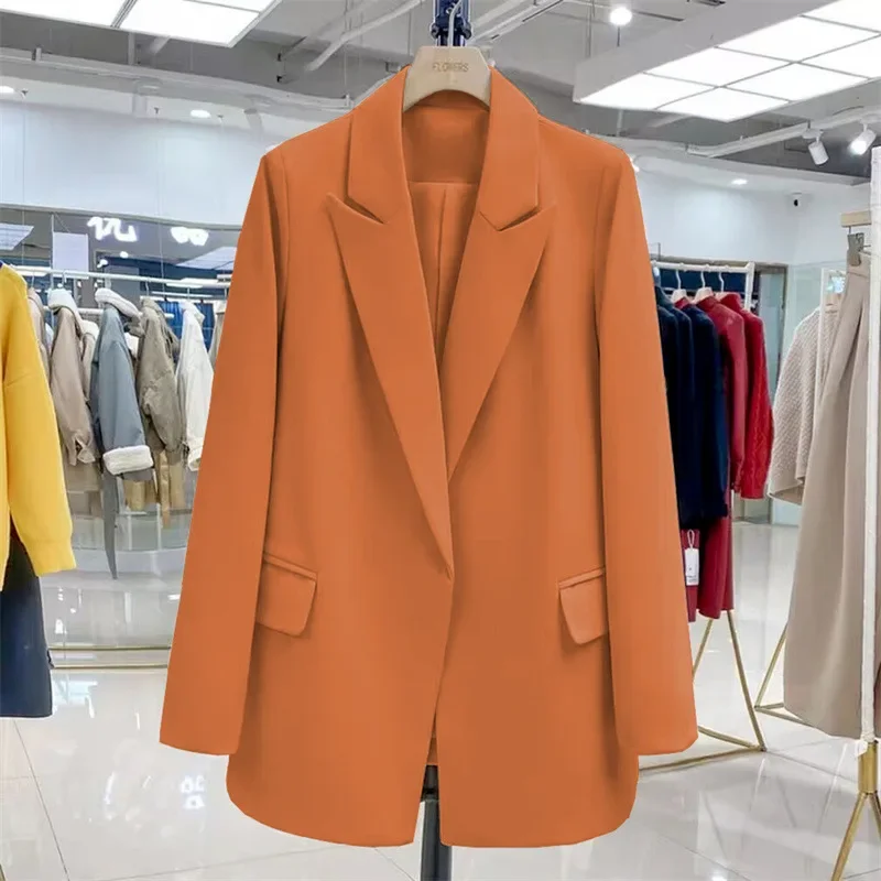 New Women Blazer Ladies Business Work Wear Long Sleeve Tie Up Solid Formal Suit Jacket Female Outerwear Tops Spring Autumn Coat
