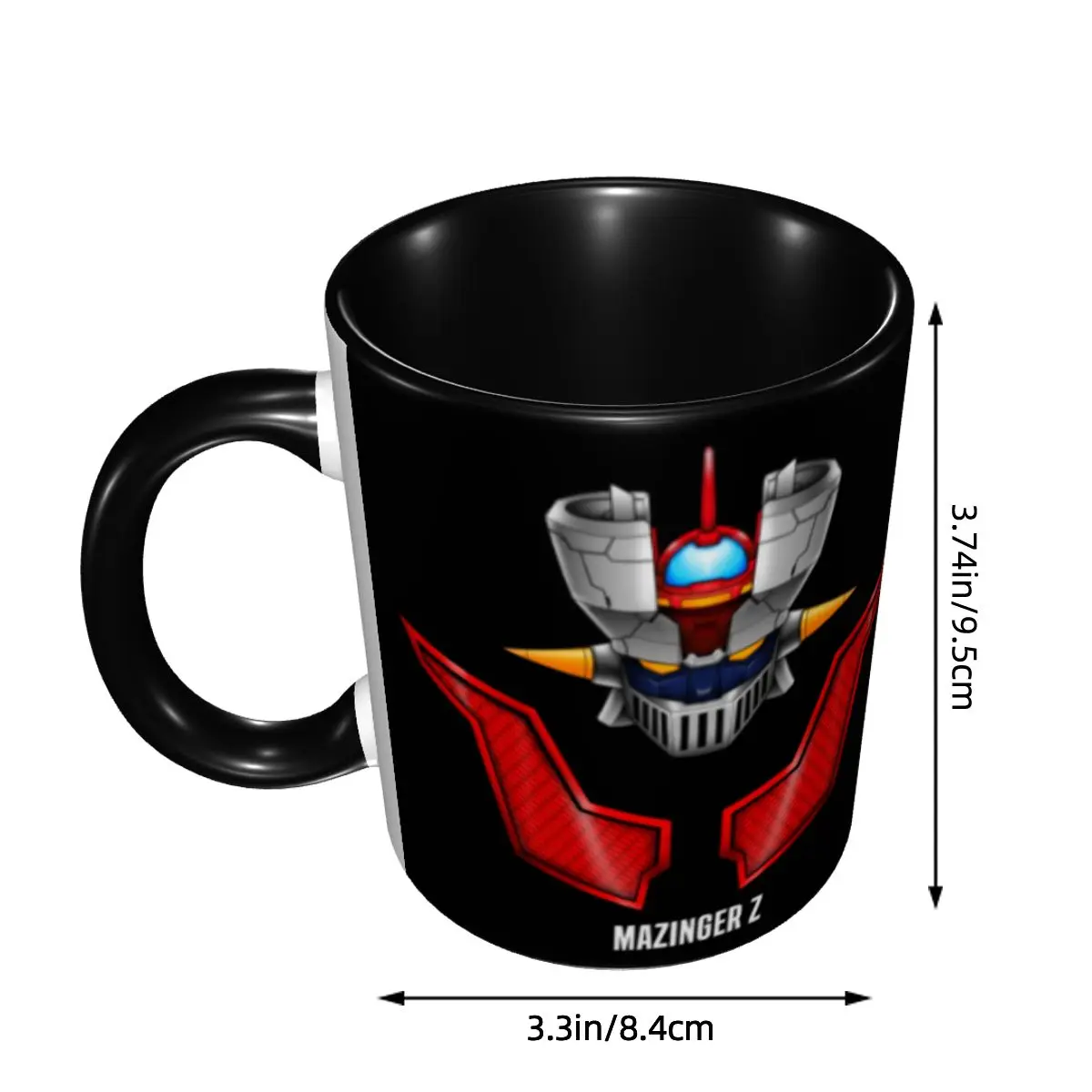 Mazinger Z Anime UFO Robot Coffee Mug DIY Custom Ceramic Tea Milk Mug Cup