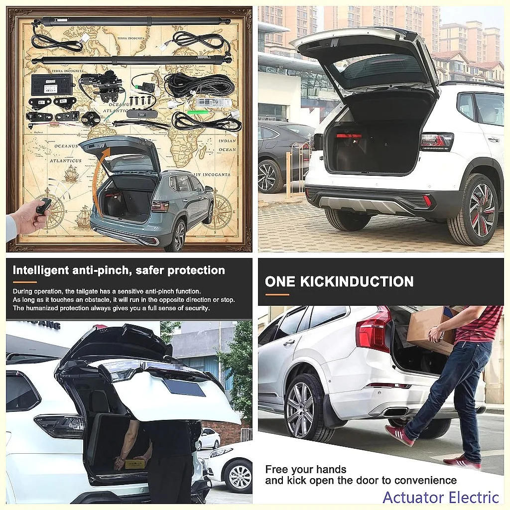 

Intelligent Anti-Pinch Power Tailgate Lift for Volkswagen Tharu 2019-2024, Electric Suction Lock