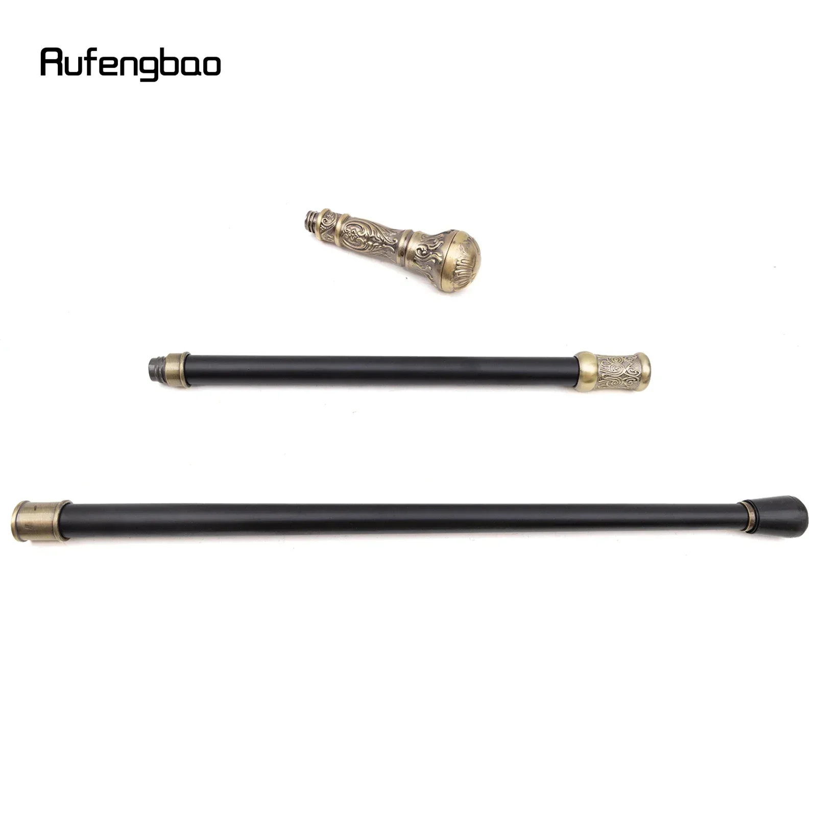 عصا عصرية بمقبض دائري فاخر على شكل زهرة برونزية لتزيين الحفلات، عصا مشي أنيقة بمقبض كروسير 93 سم