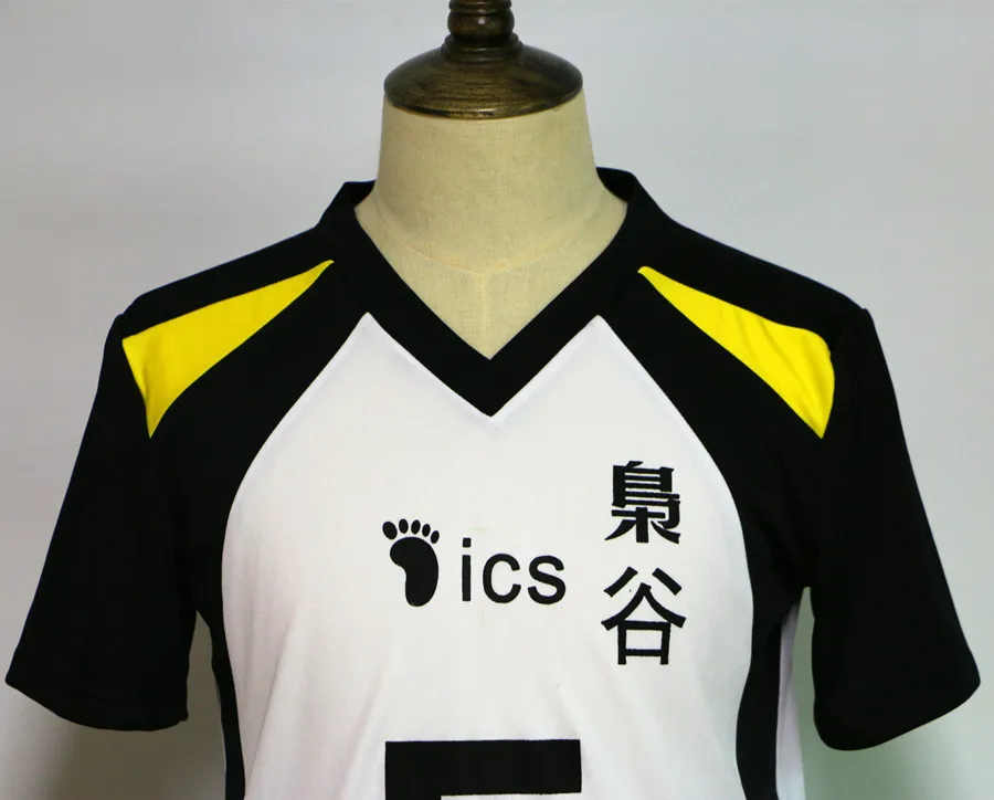 Haikyuu Fukurodani Bokuto Koutarou Haikyuu camiseta de Cosplay para hombres y mujeres, N ° 4, n ° 5, uniforme de Cosplay, camisetas y pantalones, Jersey