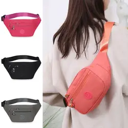 Large Capacity Sports Waist Bag Portable Oxford Casual Fanny Pack Multifunction Chest Bag Outdoor