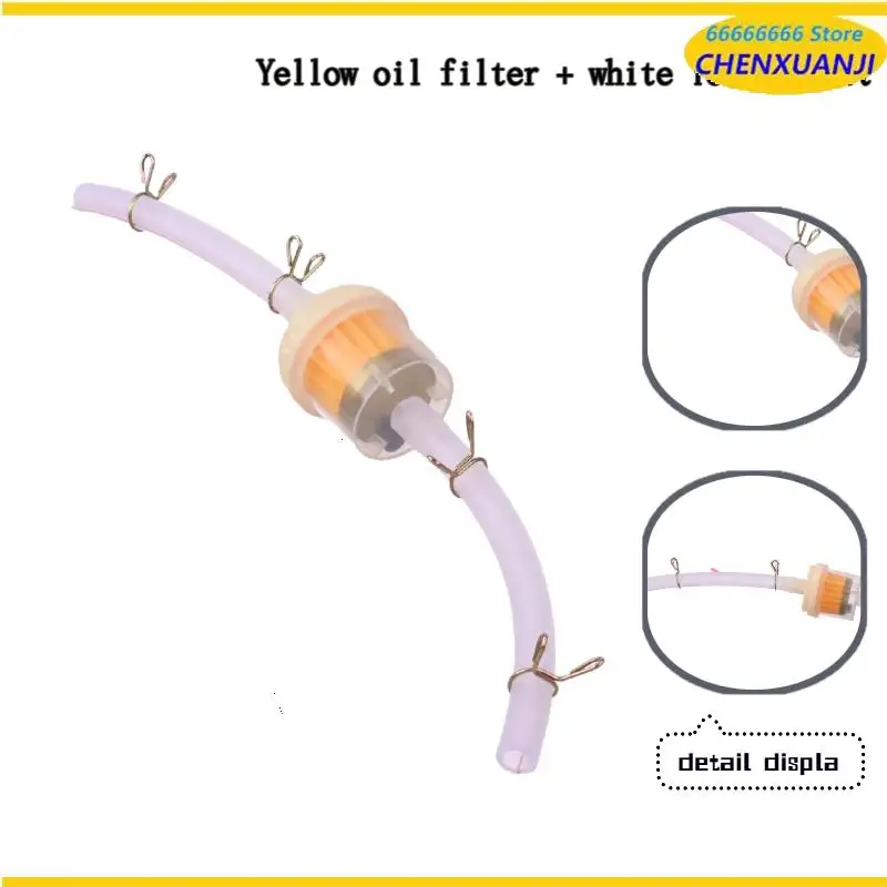 

6mm Motorcycle Plastic Fuel Oil Filter Pipes Dirt Bike Hose Line Petrol Pipe Fuel Gasoline Tubes Motorcycle Accessories