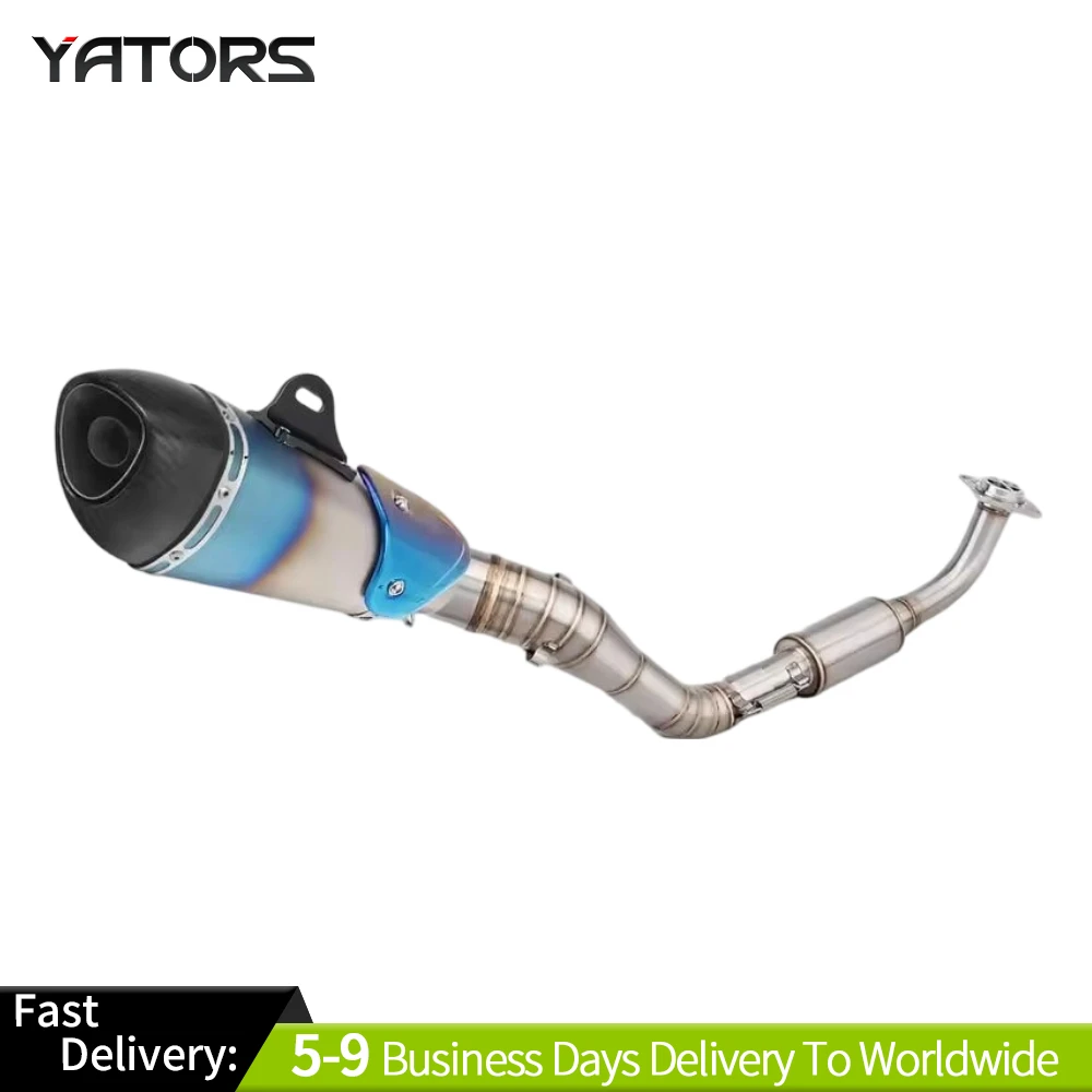 

For Yamaha NMAX155 NMAX125 15-19 Slip On Motorcycle Exhaust Muffler Front Pipe Exhaust Systems Exhausts Pipes