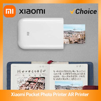 Xiaomi Pocket Photo Printer AR Printer 300dpi Portable Photo Mini Pocket With DIY Share 500mAh Picture Printer With Mijia APP