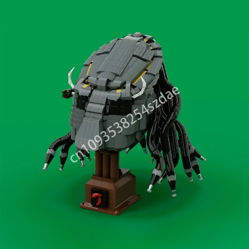 

1546 шт. MOC Охотник на джунглях, строительные блоки, сборка, пластиковый коллектор, рождественская игрушка, подарок для творчества, конструкция